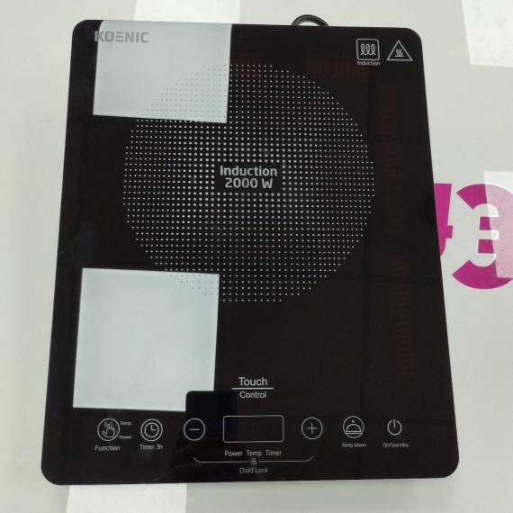 6-6-166867-1-Plancha Vitroceramica Placa Inducción - KOENIC 1 Zona