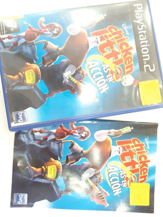 1-1-212153-1-Videojuego PS2 chicken little as en acción