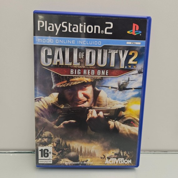 8-8-75541-1-Videojuego PS2 Call of Duty 2 : Big red one