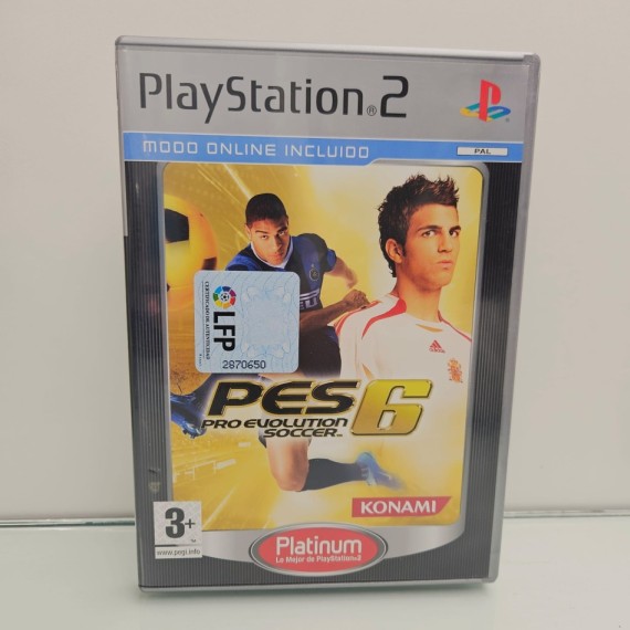 8-8-75542-1-Videojuego PS2 Pes Pro Evolution Soccer 6 