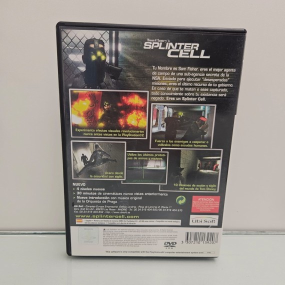 8-8-75543-2-Videojuego PS2 Tom Clancys Splinter Cell