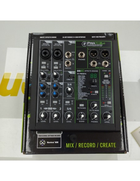 6-6-166622-1-Controlador Mackie ProFX6v3 (sin uso)