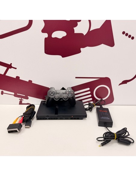 8-8-75535-6-Consola PS2 Slim SCPH-70004