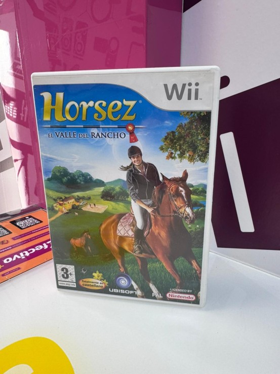 9-9-75110-1-Videojuego Wii horsez el valle del rancho 
