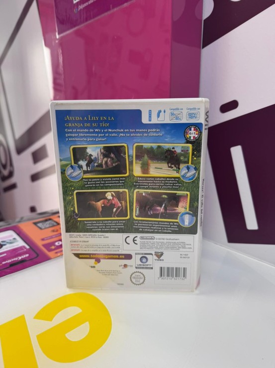 9-9-75110-3-Videojuego Wii horsez el valle del rancho 