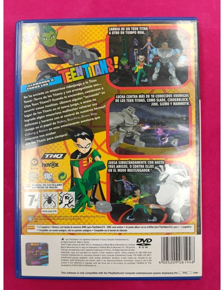 6-6-166864-2-Videojuego PS2 TEEN TITANS