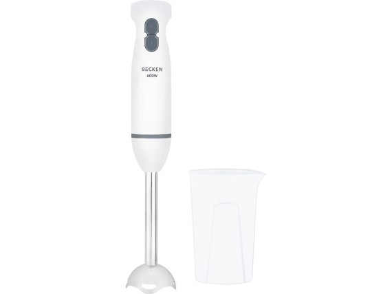 9-9-75136-1-Batidora de Mano BECKEN BHB4578 (600 W - Blanco)