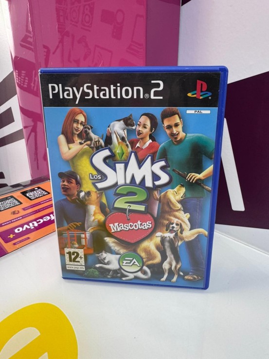 9-9-75107-1-Videojuego PS2 los sims 2 mascotas 