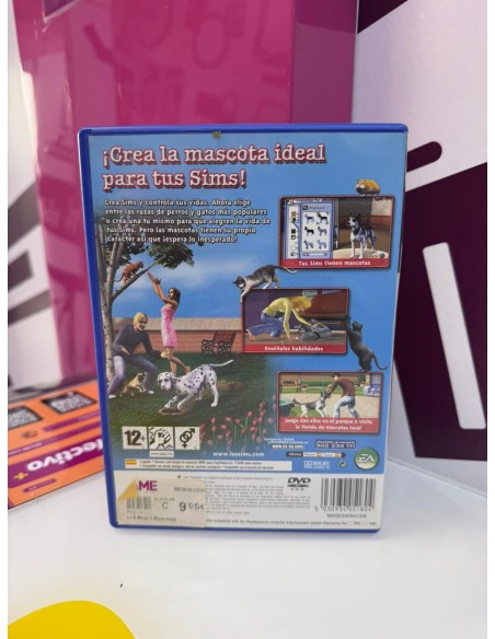 9-9-75107-3-Videojuego PS2 los sims 2 mascotas 