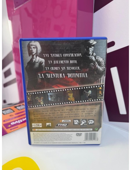 9-9-75106-3-Videojuego PS2 broken sword el sueño del dragon 