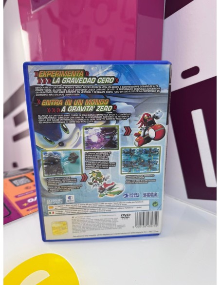 9-9-75105-3-Videojuego PS2 sonic riders zero gravity 