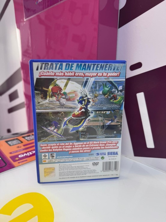 9-9-75102-3-Videojuego PS2 sonic riders 