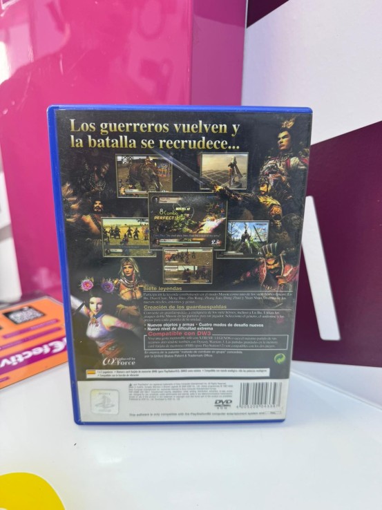 9-9-75100-3-Videojuego PS2 dynasty warriors 3 xtreme legends 