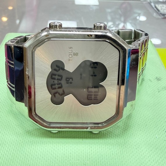 7-7-77201-1-Reloj Alta Gama Señora Tous D-Bear SQ De Acero