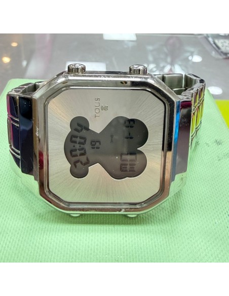 7-7-77201-1-Reloj Alta Gama Señora Tous D-Bear SQ De Acero