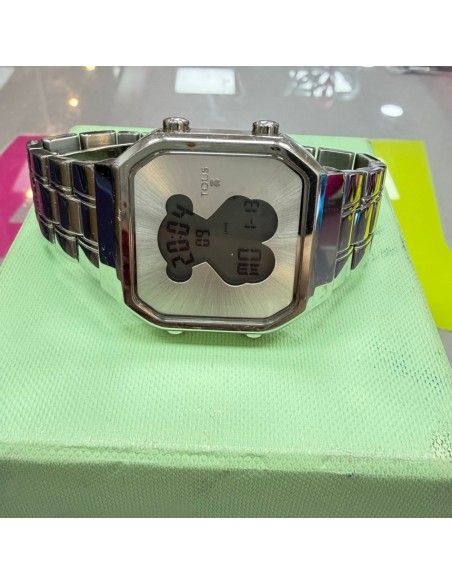 7-7-77201-3-Reloj Alta Gama Señora Tous D-Bear SQ De Acero