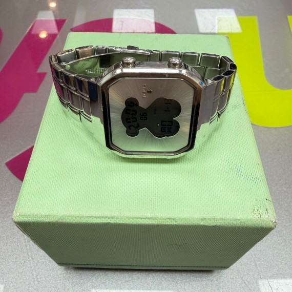 7-7-77201-4-Reloj Alta Gama Señora Tous D-Bear SQ De Acero