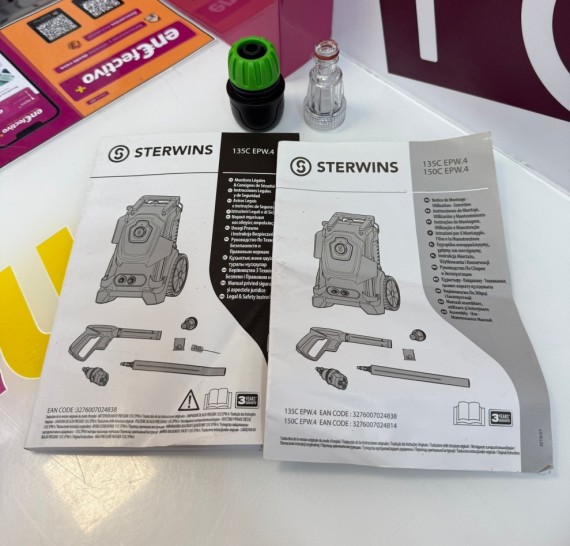 9-9-75082-10-Hogar Y Complementos Hidrolimpiadora Sterwins EPW-3 2000W 135 Bar 420 Litros 