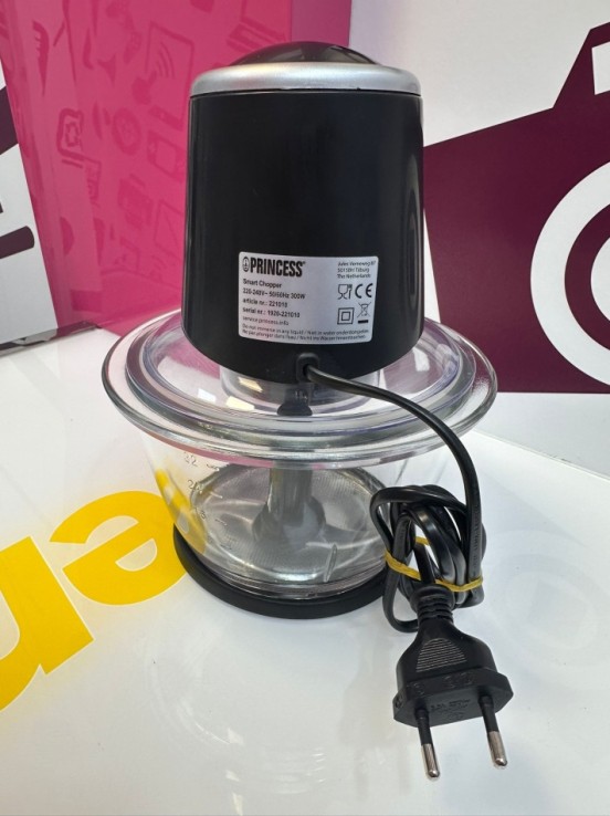 9-9-72176-3- picatodo princess glass bowl smart chopper 1 ltr 