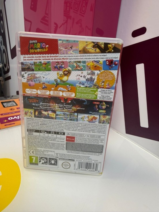 9-9-75326-5-Videojuego Nintendo Switch super mario 3d world bowsers fury 