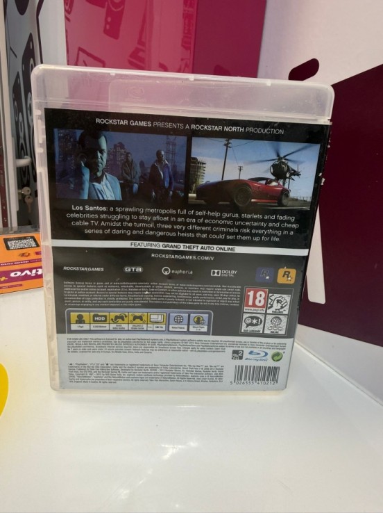 9-9-75318-3-Videojuego PS3 Grand Theft Auto V Five 