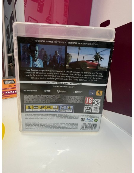 9-9-75318-3-Videojuego PS3 Grand Theft Auto V Five 