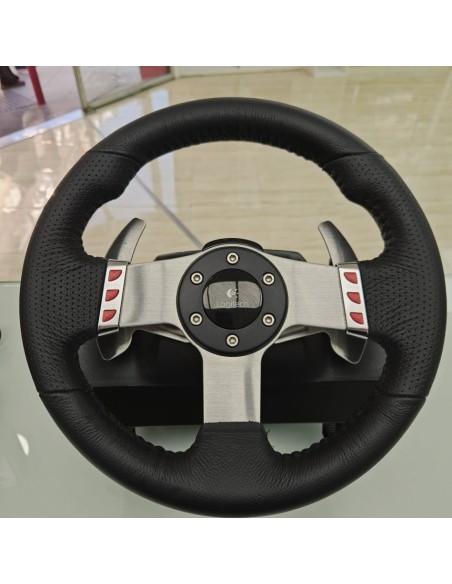 8-8-75625-2-Accesorio Volante Logitech G27 Force feedback wheel and pedal set (Play 2 Play3)