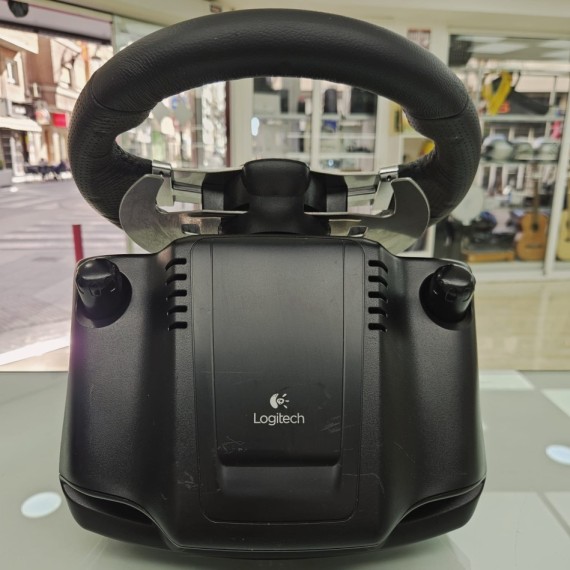 8-8-75625-4-Accesorio Volante Logitech G27 Force feedback wheel and pedal set (Play 2 Play3)