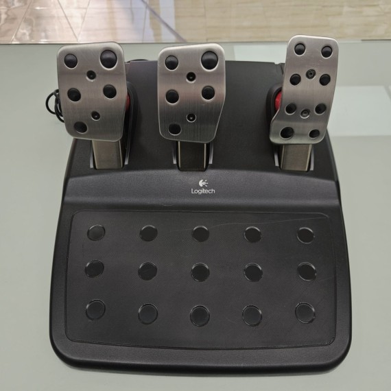 8-8-75625-13-Accesorio Volante Logitech G27 Force feedback wheel and pedal set (Play 2 Play3)