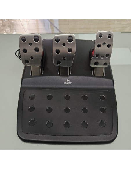 8-8-75625-13-Accesorio Volante Logitech G27 Force feedback wheel and pedal set (Play 2 Play3)
