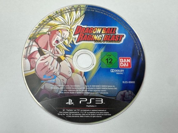 9-9-75352-1-Videojuego Ps3 Dragon Ball Racing Blast (sin caratula)