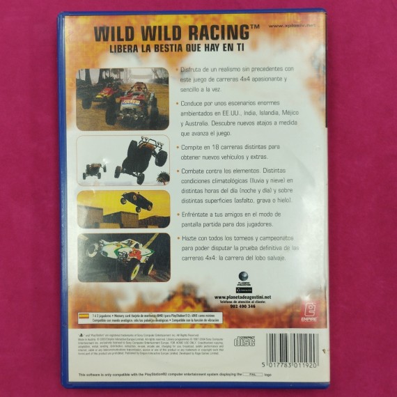 6-6-166910-2-Videojuego PS2 Wild Wild Racing