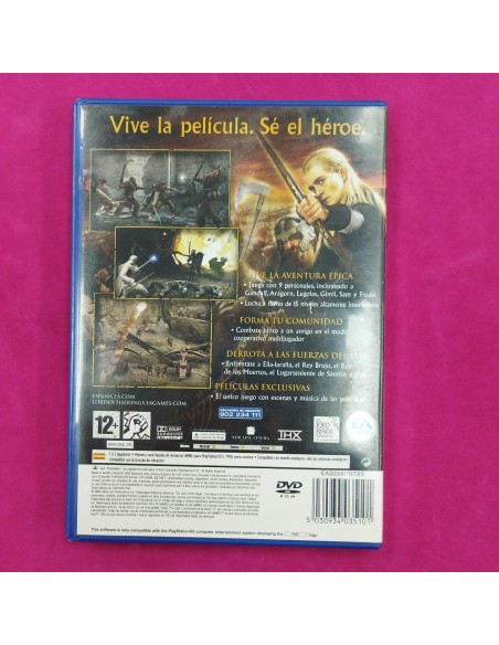 6-6-166905-2-Videojuego PS2 El Señor de los Anillos El Retorno del Rey