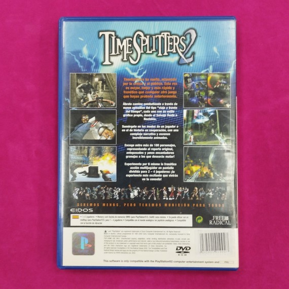 6-6-166903-2-Videojuego PS2 Time Splitters 2