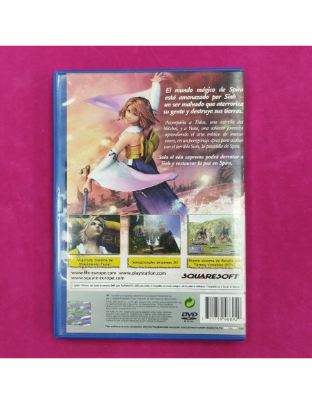 6-6-166933-2-Videojuego PS2 Final fantasy X