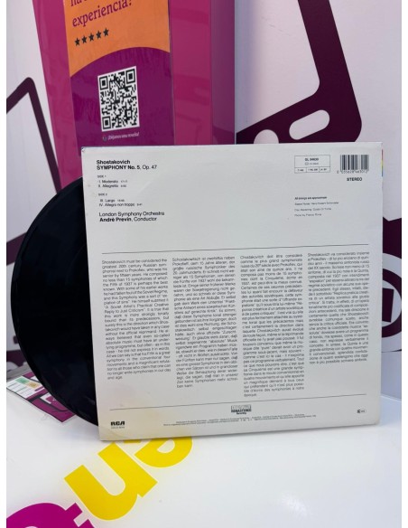 9-9-75408-2-Vinilo shostakovich symphony nro 5