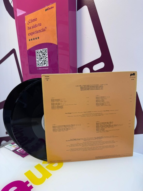 9-9-75392-2-Vinilo 300 g.f handel edition 1985 del nro 1 al 4 vol 2