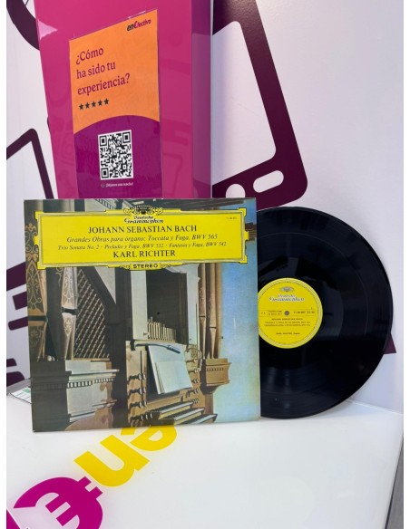 9-9-75416-1-Vinilo johann sebastian bach grandes obras para organo 