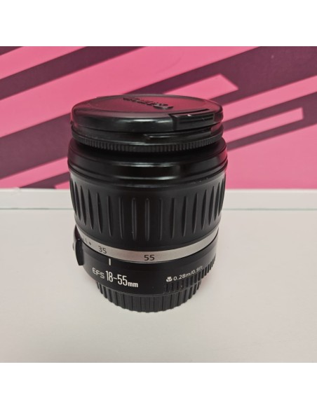8-8-75669-2-Objetivo Canon EFS 18-55mm 1:3.5-5.6 0.28M 0.9FT