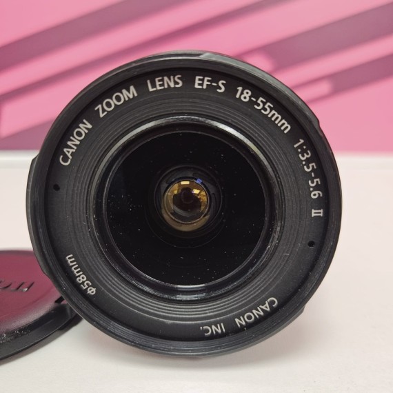 8-8-75669-7-Objetivo Canon EFS 18-55mm 1:3.5-5.6 0.28M 0.9FT