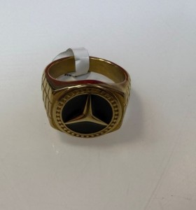 9-9-75686-3-Anillo acero hombre mercedes benz t 23