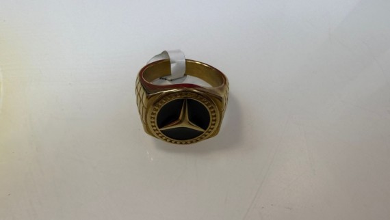 9-9-75686-3-Anillo acero hombre mercedes benz t 23