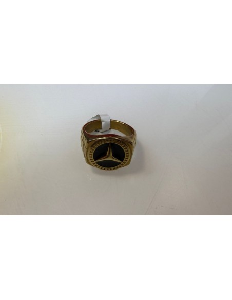 9-9-75686-3-Anillo acero hombre mercedes benz t 23