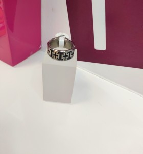 9-9-75485-1-Anillo acero plateado tipo cruz de hierro en linea T24