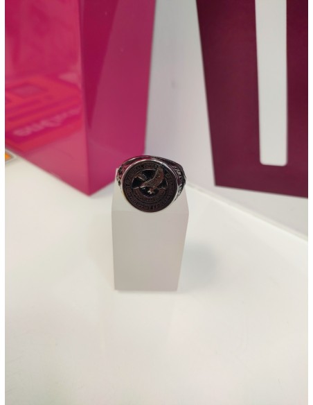 9-9-75499-1-Anillo acero plateado con aguila T27