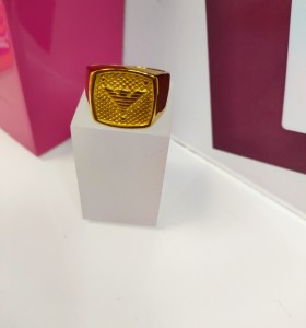 9-9-75550-1-Anillo acero dorado con simbolo de adidas T27