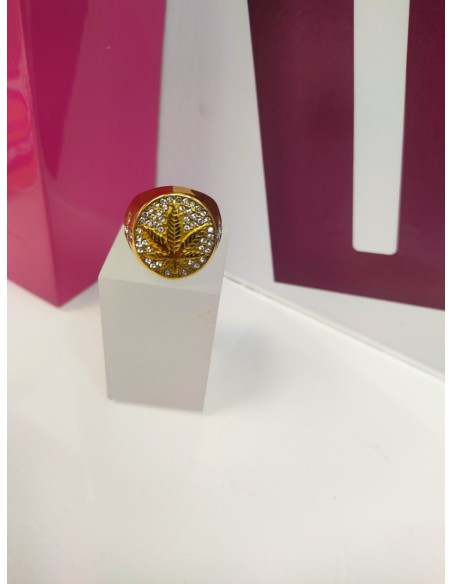 9-9-75506-1-Anillo acero dorado con hoja T20