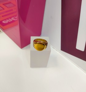 9-9-75560-1-Anillo acero dorado tipo sello T13