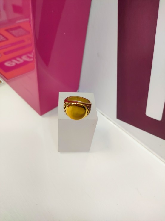 9-9-75560-1-Anillo acero dorado tipo sello T13