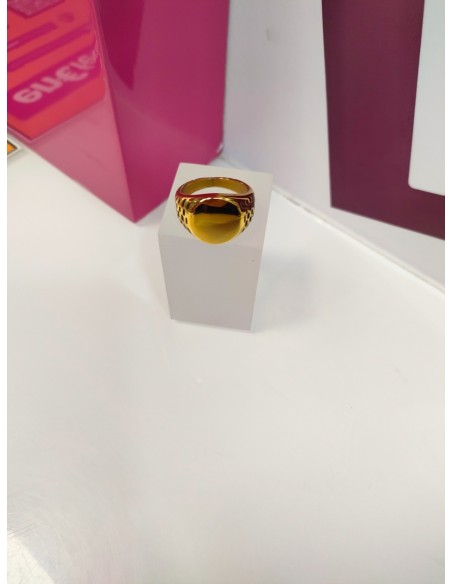 9-9-75561-1-Anillo acero dorado tipo sello T18